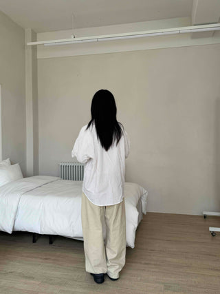 Pure Oversized Striped Shirt