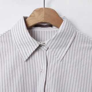 Pure Oversized Striped Shirt