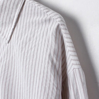Pure Oversized Striped Shirt