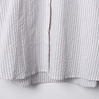 Pure Oversized Striped Shirt