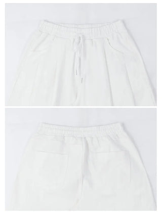 Cotton Pintuck Wide Fit Plain Long Pants