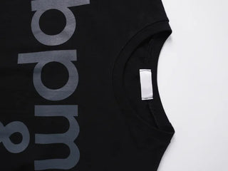 Daily Semi-Crop Printed Long Sleeve T-shirt