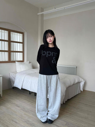 Pure Side Pintuck Cotton Plain Training Suit