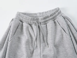 Pure Side Pintuck Cotton Plain Training Suit