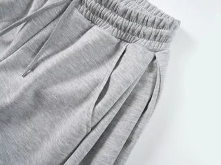 Pure Side Pintuck Cotton Plain Training Suit