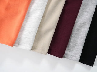 Pure Side Pintuck Cotton Plain Training Suit