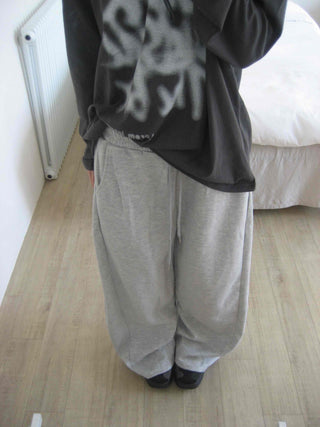 Pure Side Pintuck Cotton Plain Training Suit