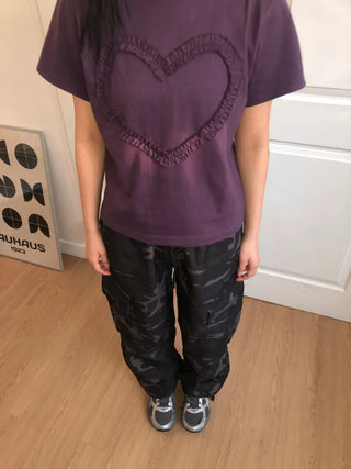 Tyrone Heart Frill Short Sleeve T-shirt