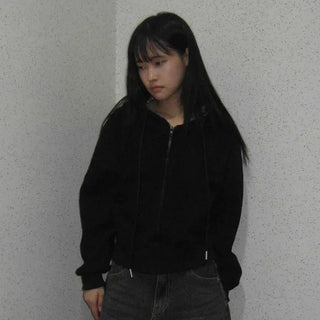 Color Block Check Avant-Gear Zip-Up Hoodie