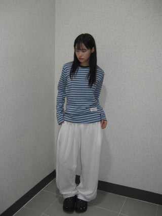Comfort Stripe Patch Long Sleeve T-shirt