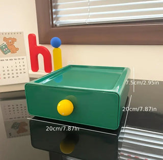 Retro Desktop Organizer with Drawer