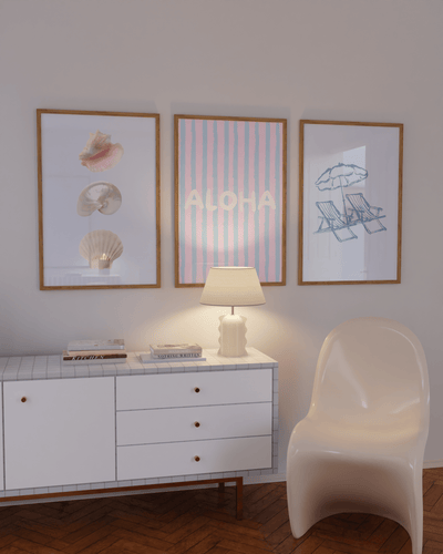 Coastal Girl Poster Set