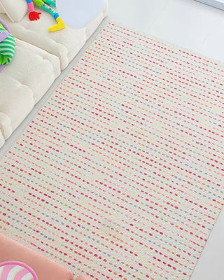 Cream Pastel Confetti Area Rug