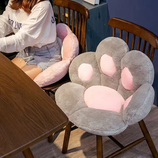 Pastel Cat Paw Seat Cushion