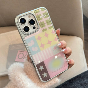Pastel Glossy iPhone Case
