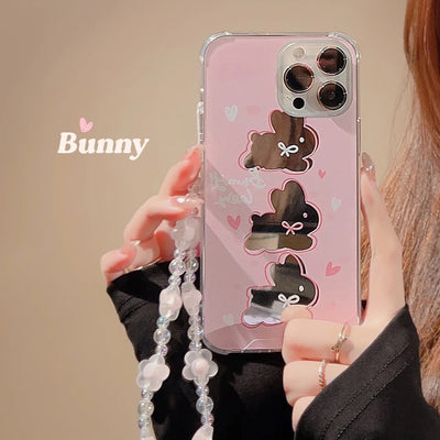 Pink Bunny iPhone Case