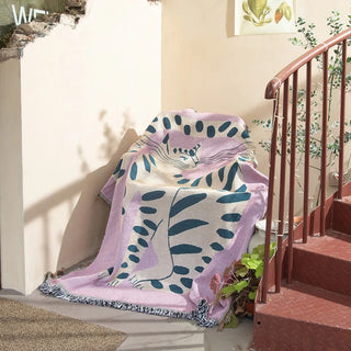 Pink Cat Blanket
