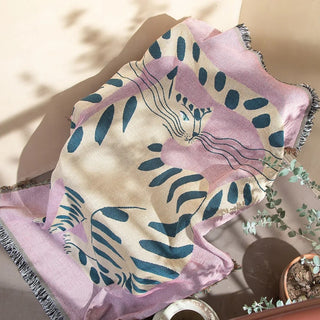 Pink Cat Blanket