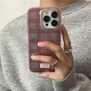 Retro Grid iPhone Case