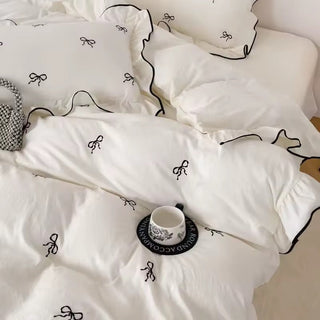 Coquette French Bow Bedding Set
