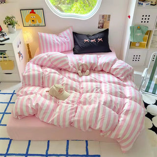 Brown Polka Dot Bedding Set