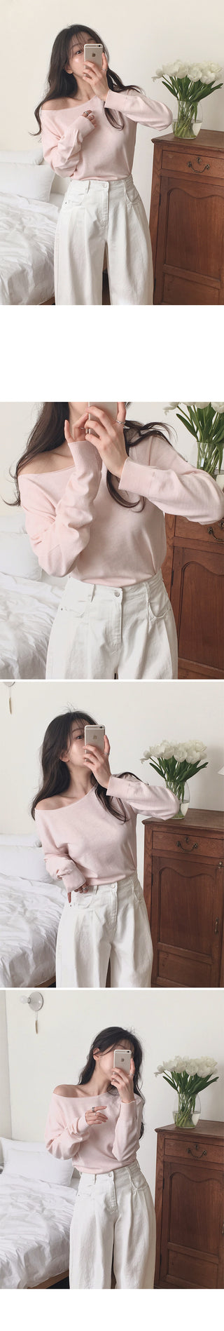 (6 colors) Chamomile Slim Knit