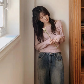 Boat neck soft knit