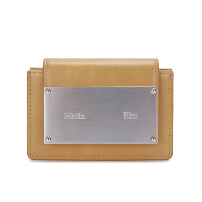 VINTAGE ACCORDION WALLET IN BEIGE