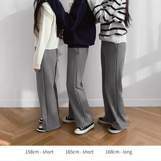 (basic/long) Fleece-lined training pants - 2 colors