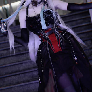 Corset feather lace up contrast tube top