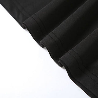 Irregular hollow out mesh backless mini skirt set