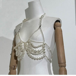 Halter hollow out beaded self tie cut out top