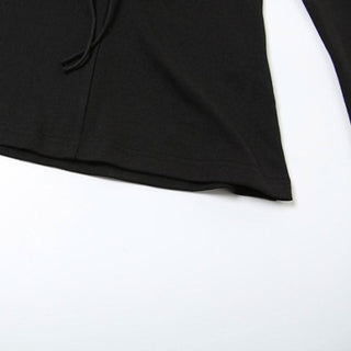 Long sleeve fluffy v neck glitter solid top