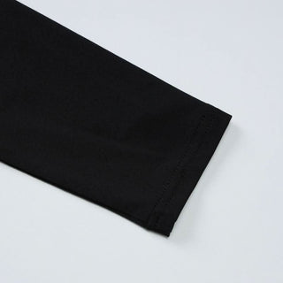 Long sleeve hollow out high slit ruched cut out maxi dress