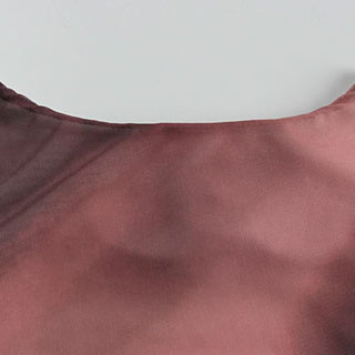 Long sleeve self tie crewneck sheer mesh print mini dress