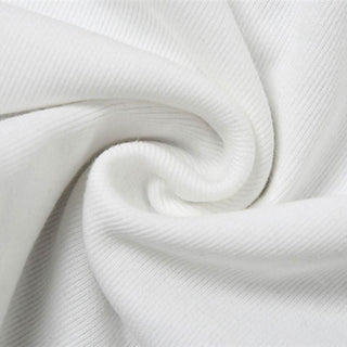 Long sleeve crewneck hollow out lace ribbed cut out top