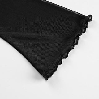 Mesh long sleeve v neck leopard print ruched top