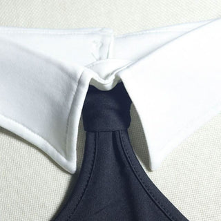 Halter turnover collar button backless mini dress