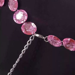 Halter star pattern backless gem chain top