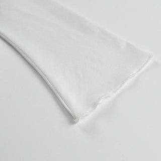 Off shoulder long sleeve ruched ruffle mini dress