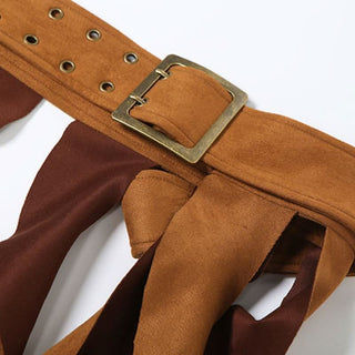 Button zip-up high rise solid straight leg pant