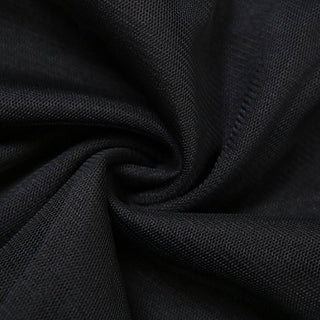 Halter hollow out ruffle mesh backless cut out mini dress