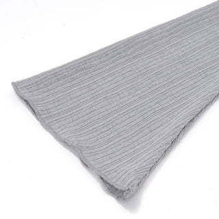 Off shoulder long sleeve ruched textured mini dress