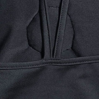 Irregular flower applique backless cami mini dress