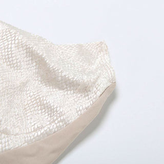 Textured solid backless tube crop top