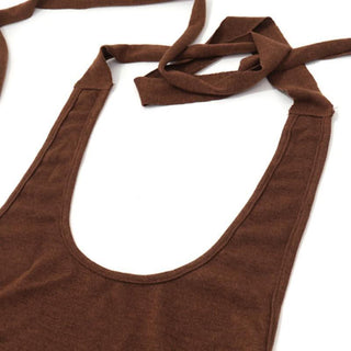 Halter slit irregular knitted ruched midi dress