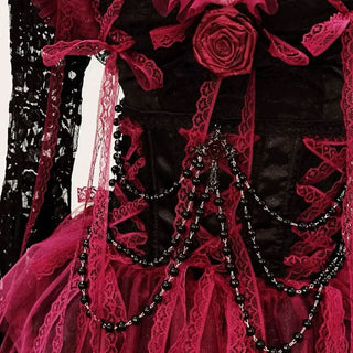 Ruffle long sleeve flower applique ruched mini dress