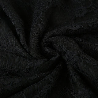 Lace splicing V-neck top