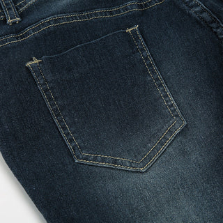 Washed low waist flared jeans