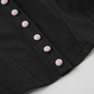 Textured Ruffle Hem Corset top